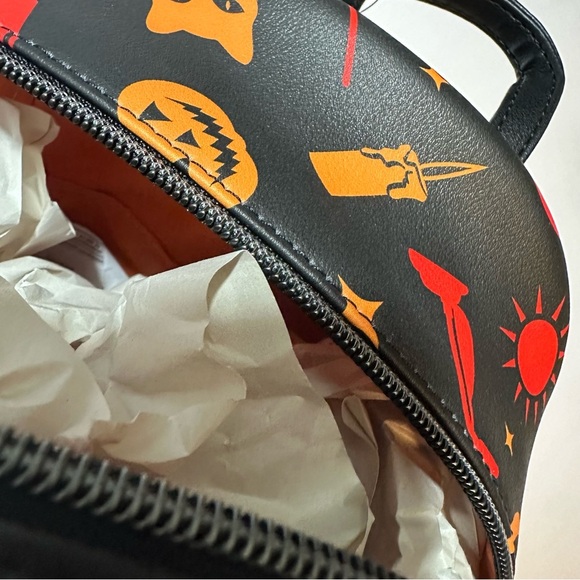 Loungefly Disney Hocus Pocus Icons AOP Mini Backpack Bag Halloween Fall NWT - Picture 7 of 7